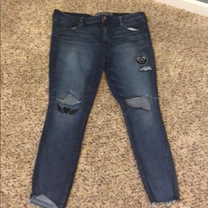 AMERICAN EAGLE ILLUSTRATED JEGGINGS